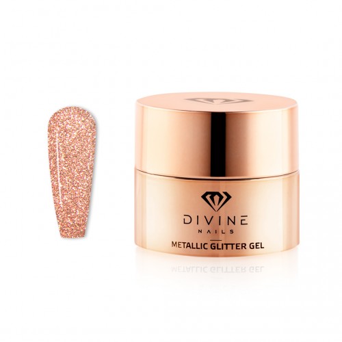 Metallic Glitter Gel Bronze 5ml