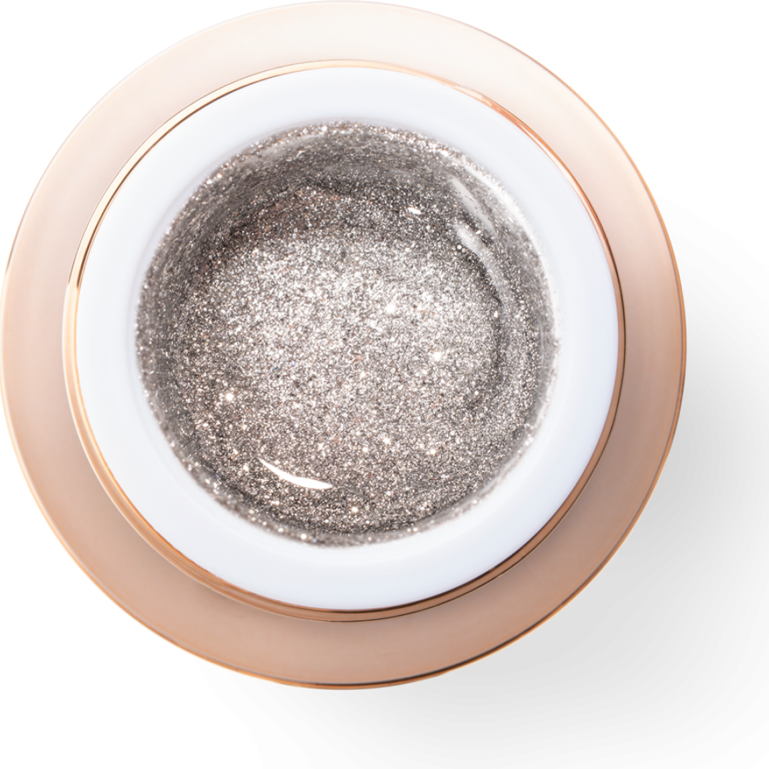 Metallic Glitter Gel Silver 5ml