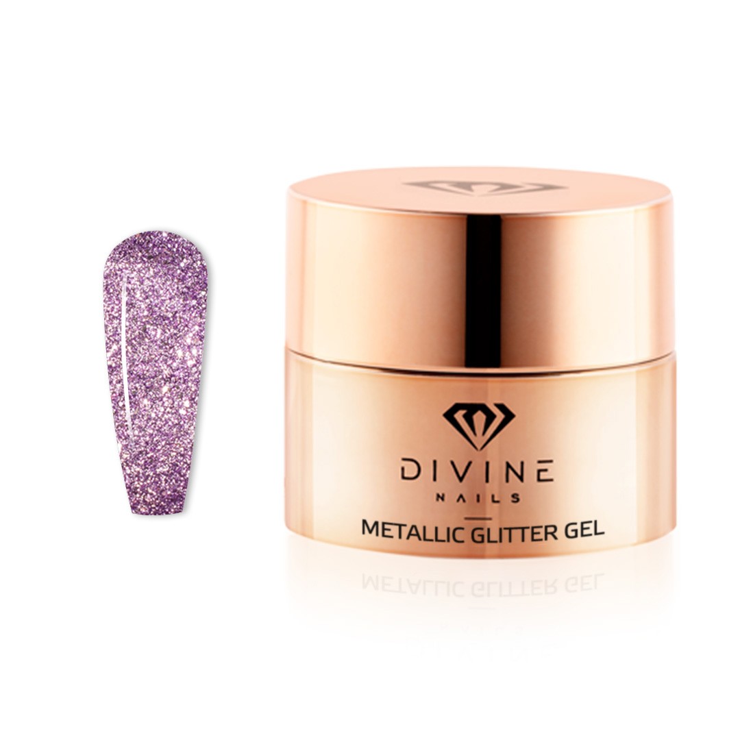 Metallic Glitter Gel Violet 5ml